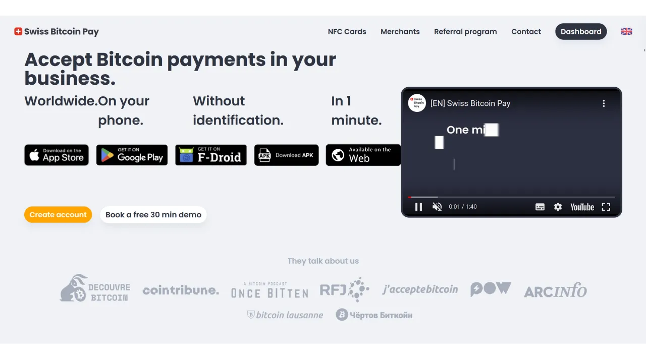 SWISS BITCOIN PAY