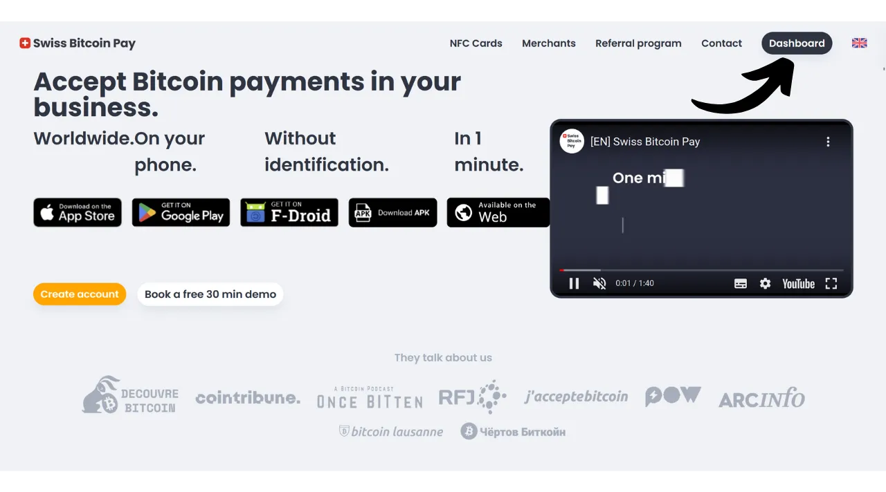 SWISS BITCOIN PAY