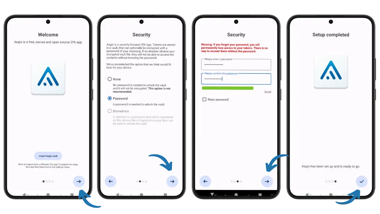 Configuration initiale Aegis