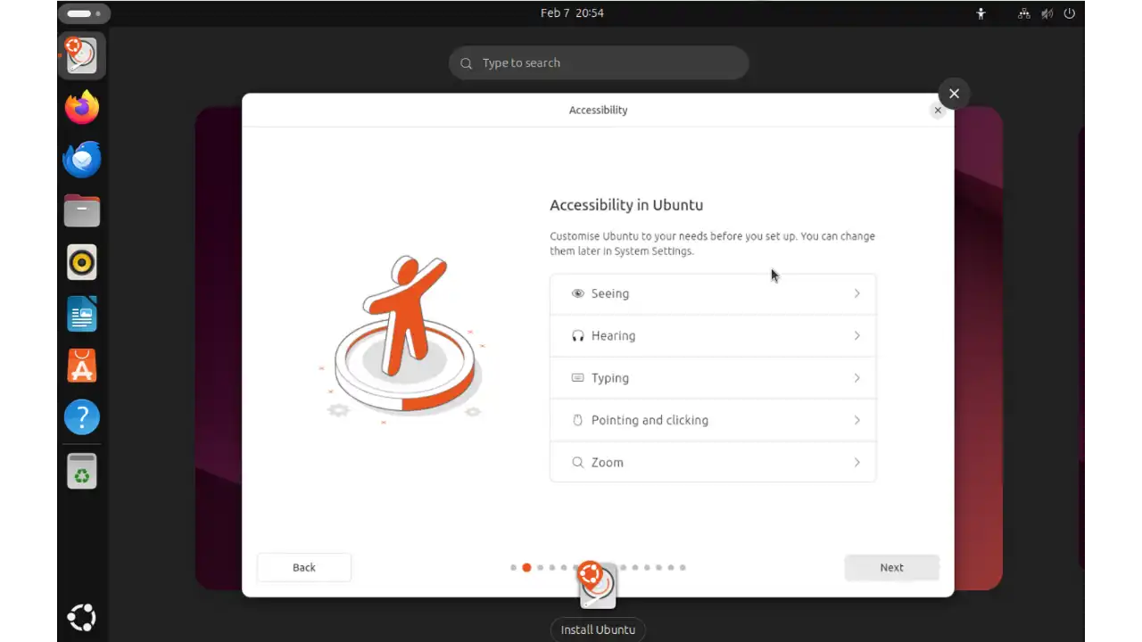Options d'accessibilité