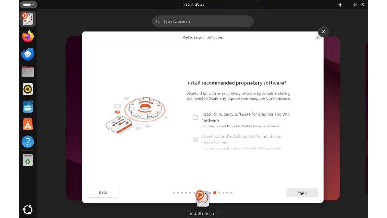 Installation applications tierces