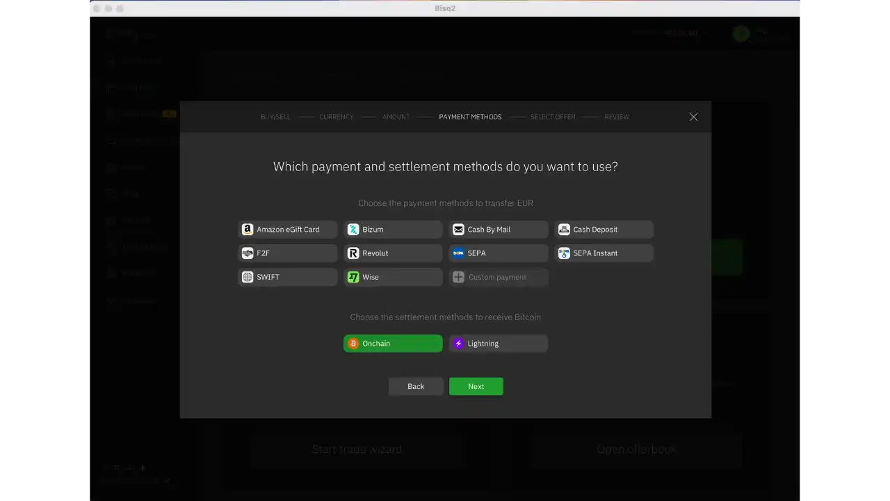 Configuration méthodes de paiement