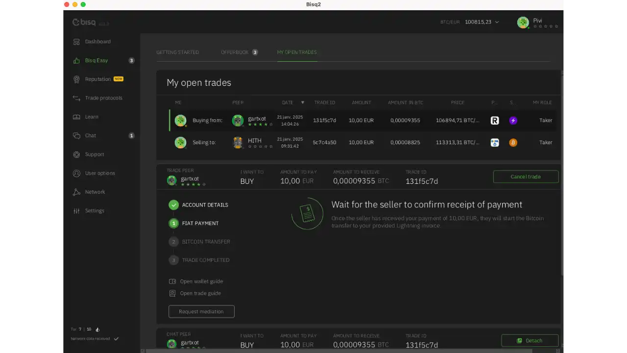 Notification paiement
