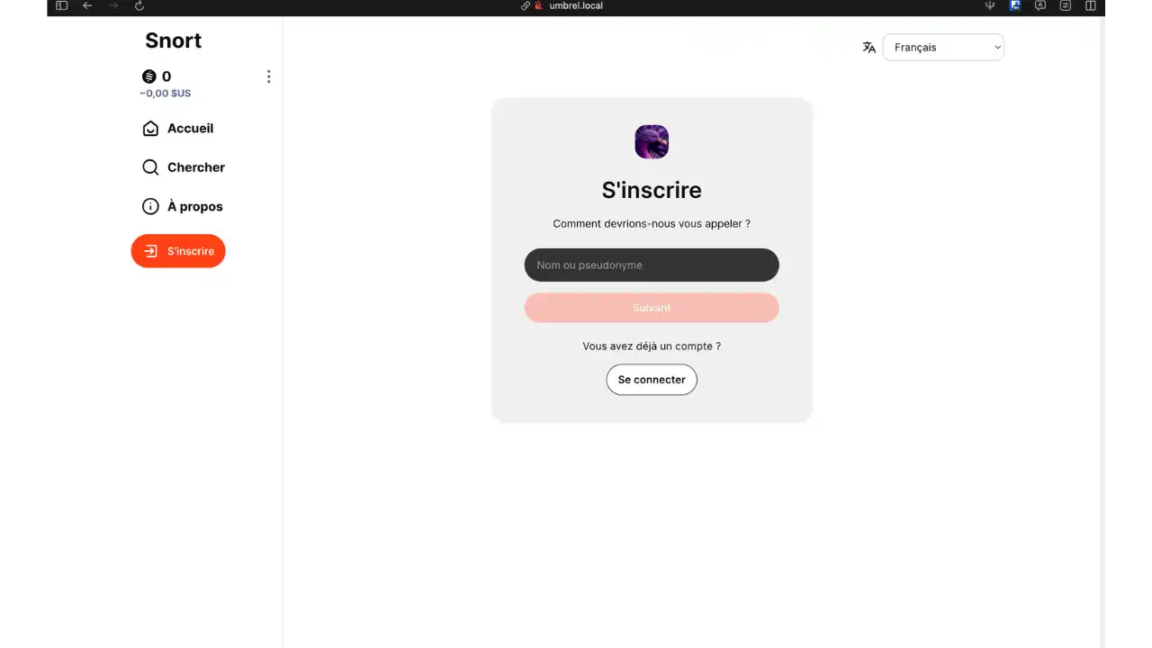 Options de connexion dans Snort