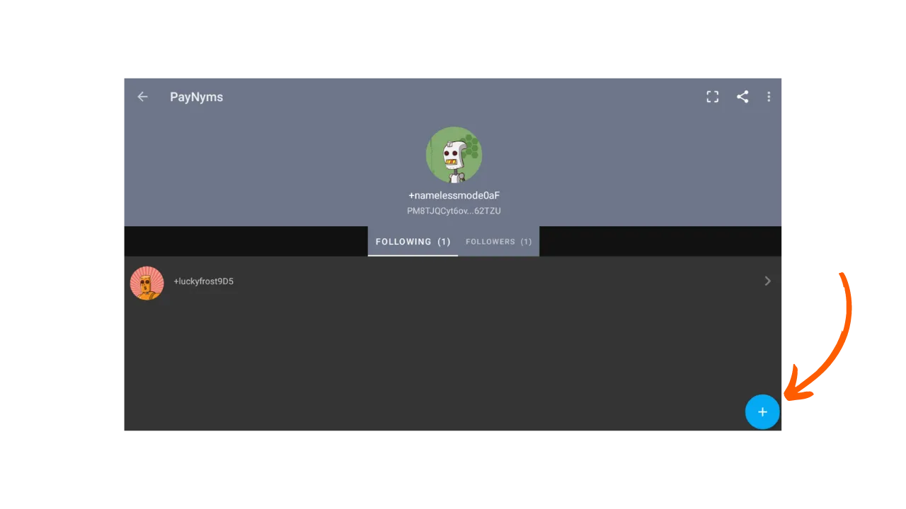 ajouter paynym collaborateur