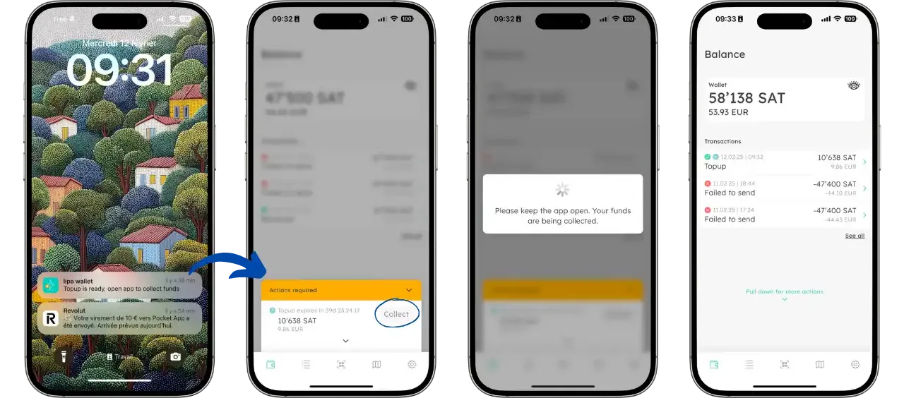 Confirmation d'achat